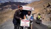 5000 kms on a manual pulling Rickshaw for global warming