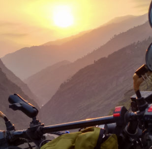 Sunset ride in Himachali Himalayas